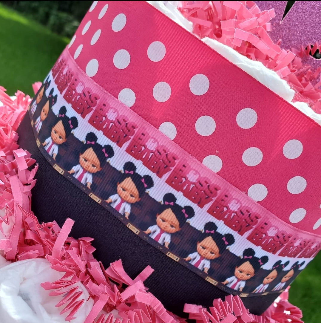 Boss Baby Diaper Cake (Girl)