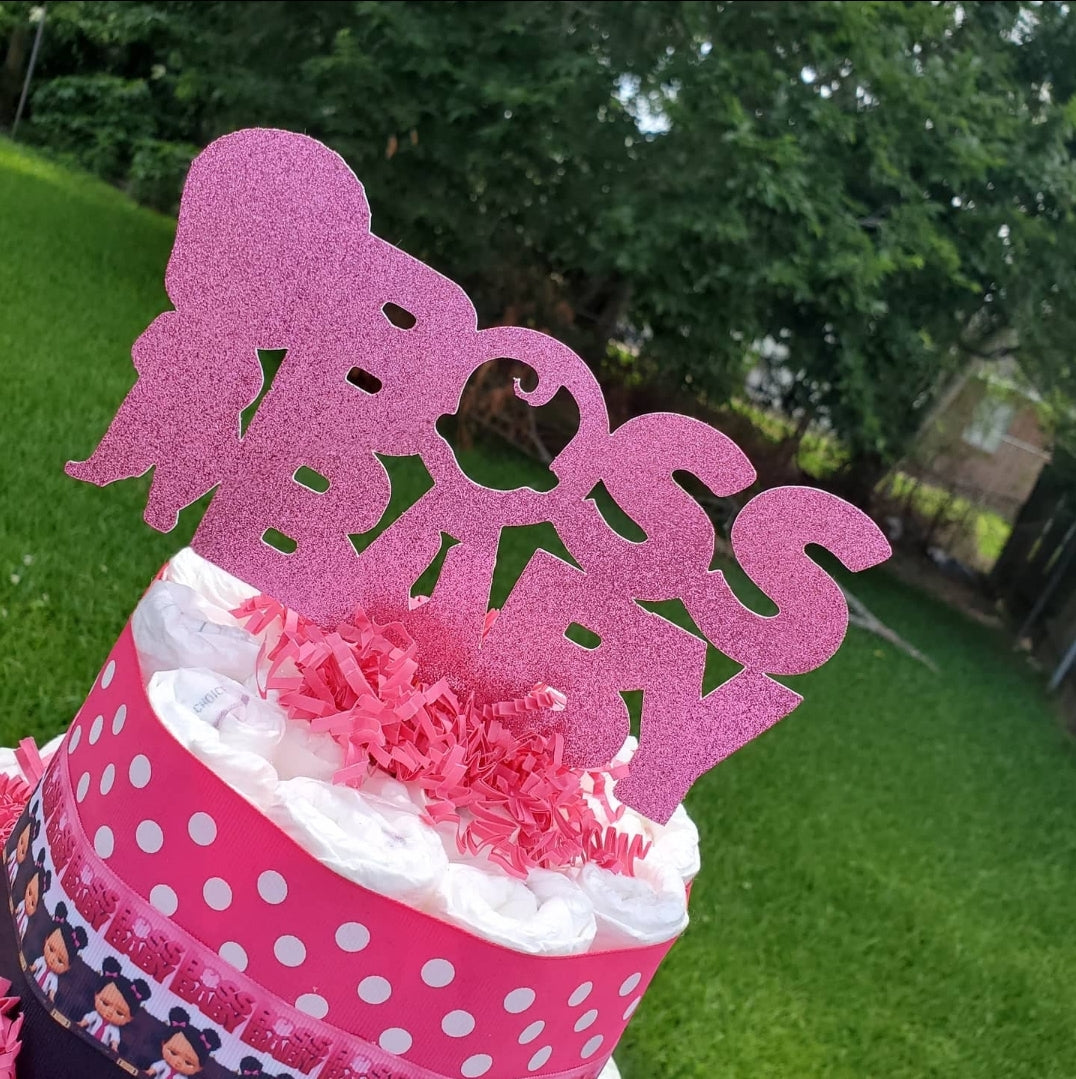 Boss Baby Diaper Cake (Girl)
