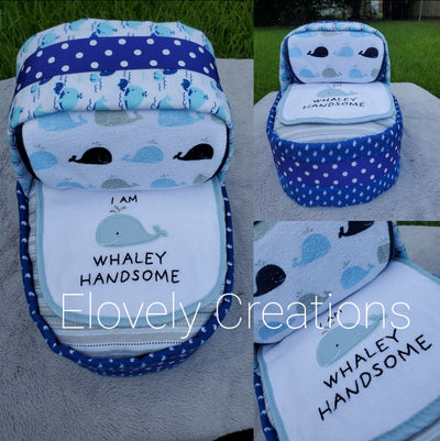 I Am Whaley Handsome Diaper Bassinet