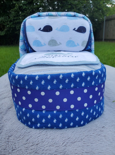 I Am Whaley Handsome Diaper Bassinet